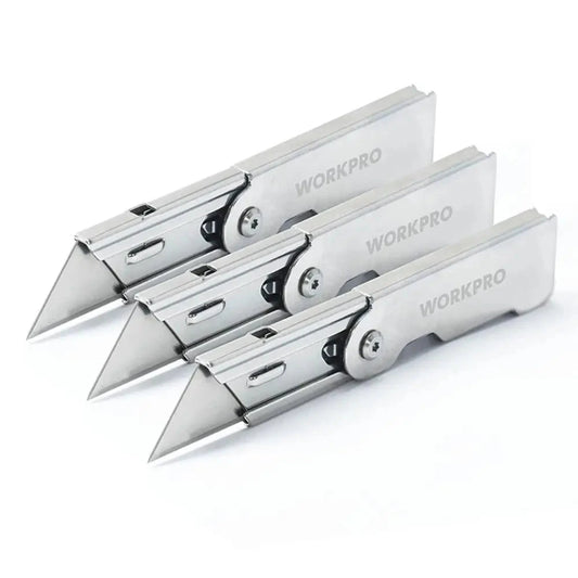 WORKPRO Quick-Change Folding Utility Knife (3 Knives Included)